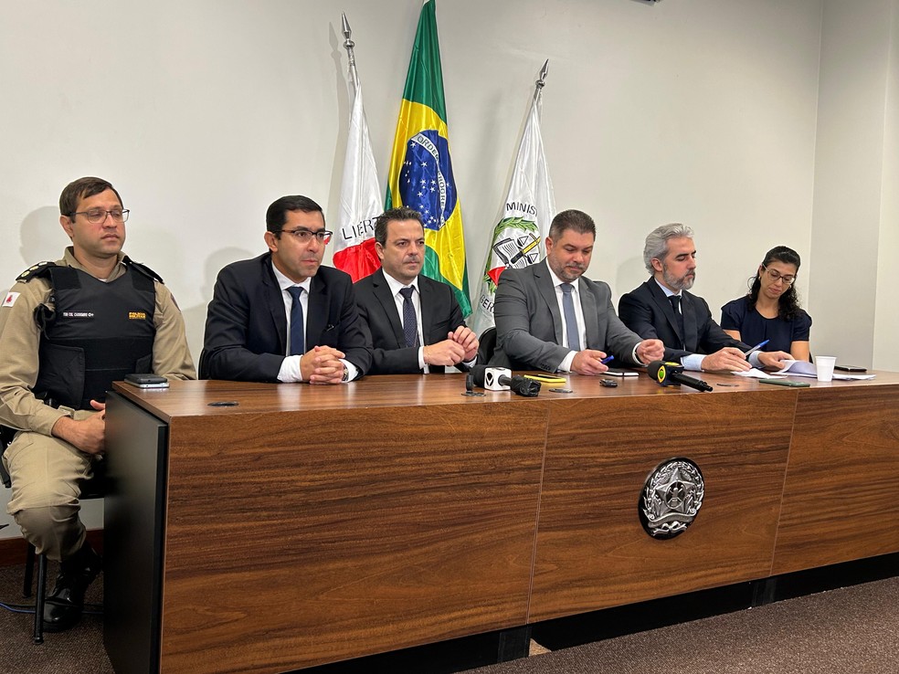 Informações foram confirmadas pelas polícias Civil e Militar e pelo Ministério Público de Minas Gerais (MPMG) na manhã desta terça (20) — Foto: Loise Monteiro/TV Integração