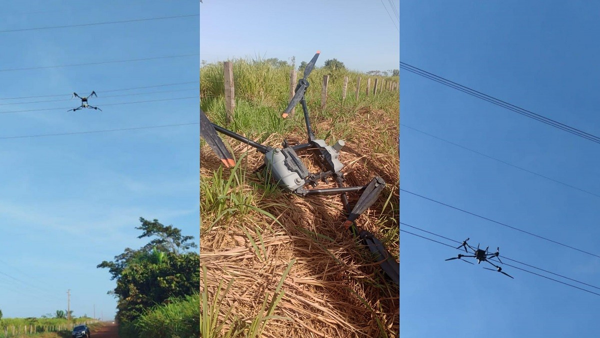 Queda de drone agrícola sobre rede elétrica deixa 30 mil moradores sem energia em Monte Alegre e Prainha, no Pará