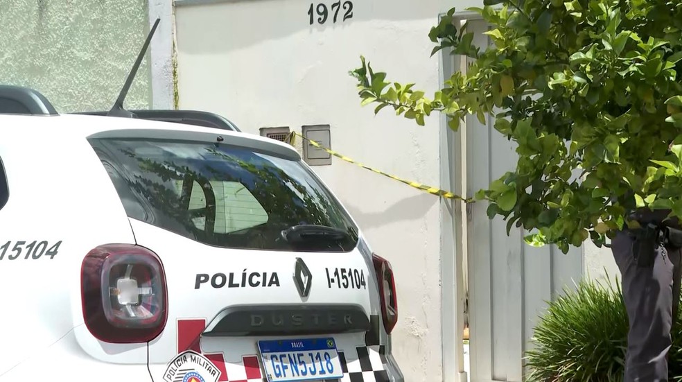 Sara foi encontrada carbonizada na casa onde vivia com Kaio em Franca, SP — Foto: Lindomar Cailton/EPTV