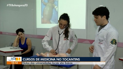 Nenhum curso de medicina no Tocantins alcançou nota máxima no Enade, aponta Inep