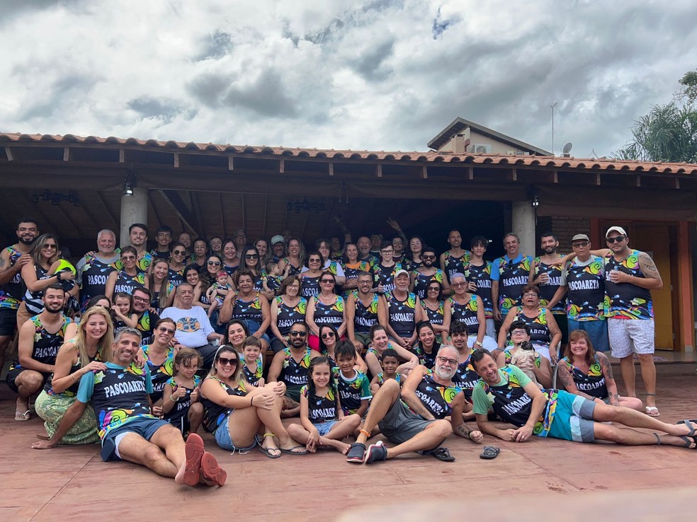 'Pascoareta' da família Castro em 2024 — Foto: Arquivo pessoal