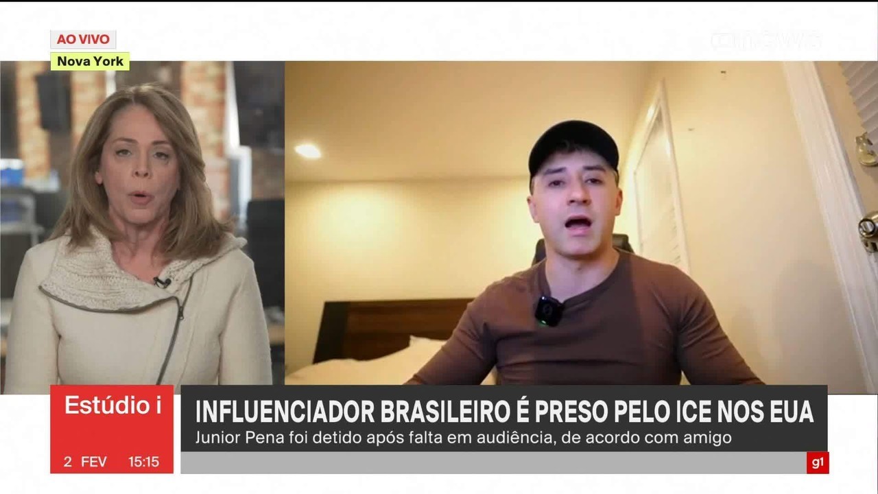 Influenciador brasileiro é detido pelo ICE nos Estados Unidos