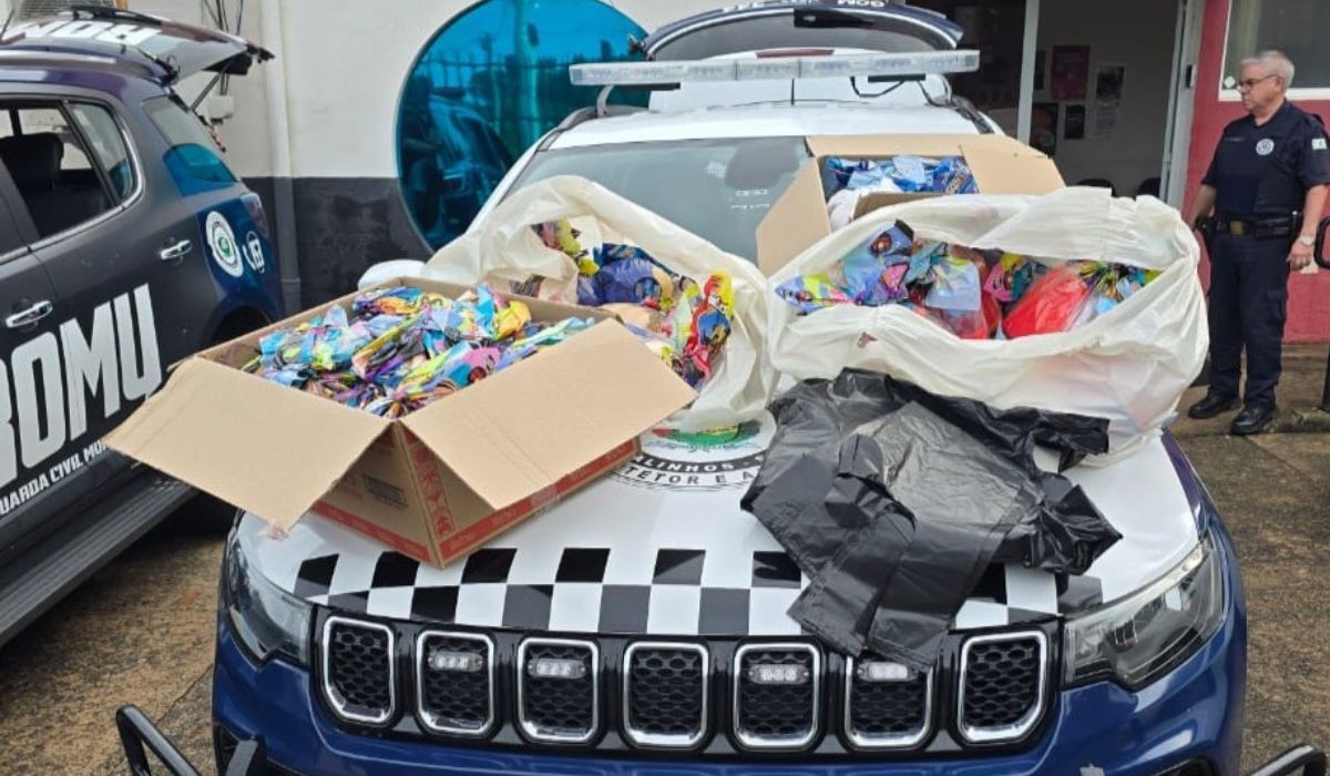 Câmera inteligente dá alerta e Guarda prende cinco por furto de ovos de páscoa em Valinhos