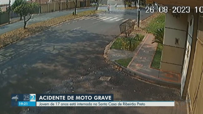 Acidente de motos deixa feridos na zona norte de Ribeiro Preto