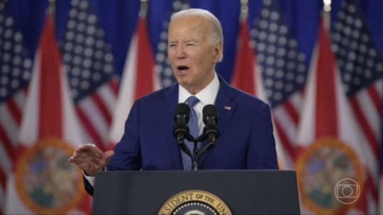 Biden visita a Flórida, estado que pode decidir a eleição presidencial de novembro - Programa: Jornal Nacional 