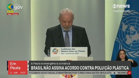 Brasil não assina acordo contra poluição plástica 