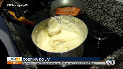JA1 mostra como preparar receita de salmão grelhado