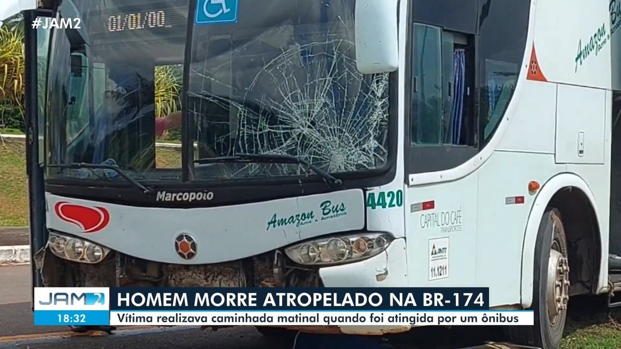 Idoso morre atropelado enquanto caminhava na BR-174 em Presidente Figueiredo