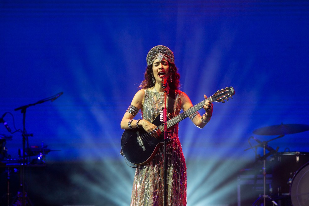 Marisa Monte canta no Primavera Sound 2023 — Foto: Fábio Tito/g1