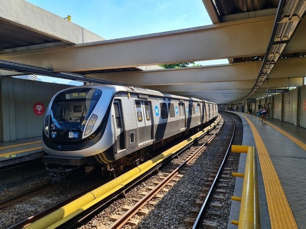 Metrô vai funcionar 24 horas no carnaval — Foto: Divulgação/MetrôRio