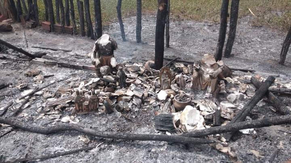 Pai de santo e companheiro são baleados após terreiro de umbanda ser invadido por criminoso armado no PI — Foto: Divulgação