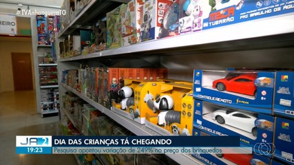 Dia das Crianças: pesquisa aponta variação de 249% no preço dos brinquedos