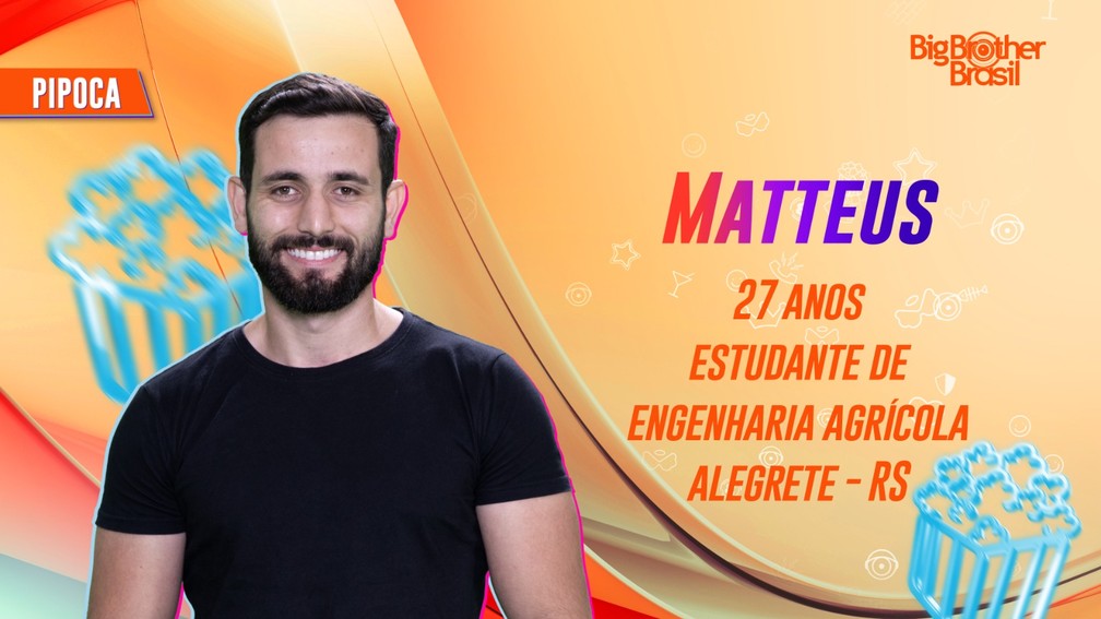 Matteus no 'BBB 24' — Foto: Divulgação