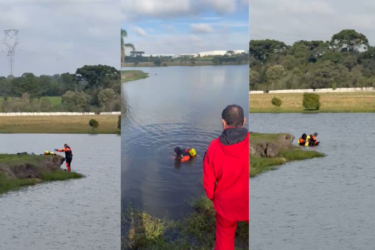 Dois homens são encontrados mortos após desaparecerem em lagoa, na Grande Curitiba