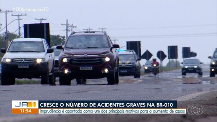 Cresce número de acidentes graves na BR-010