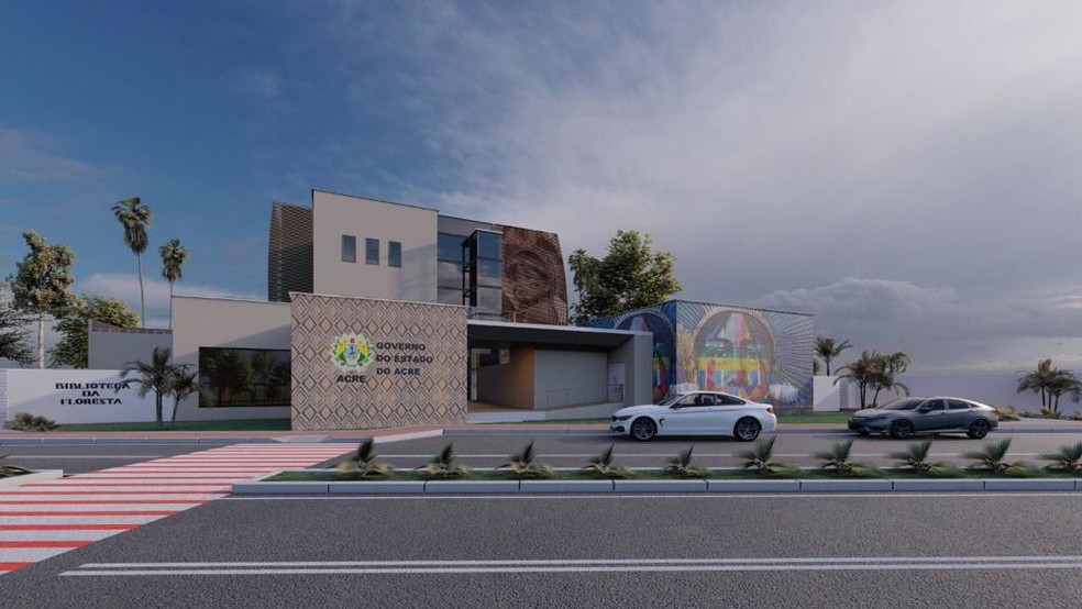 Novo projeto da Sedur para a Biblioteca da Floresta — Foto: Sedur 