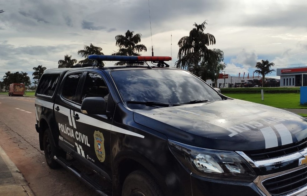 Viatura da Polícia Civil de MT — Foto: Polícia Civil