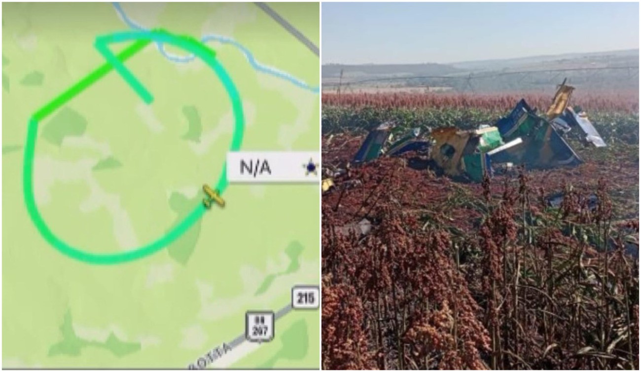 VÍDEO: radar mostra trajeto de avião da Esquadrilha da Fumaça até a queda no interior de SP