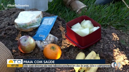 Saiba quais alimentos são indicados para levar para a praia