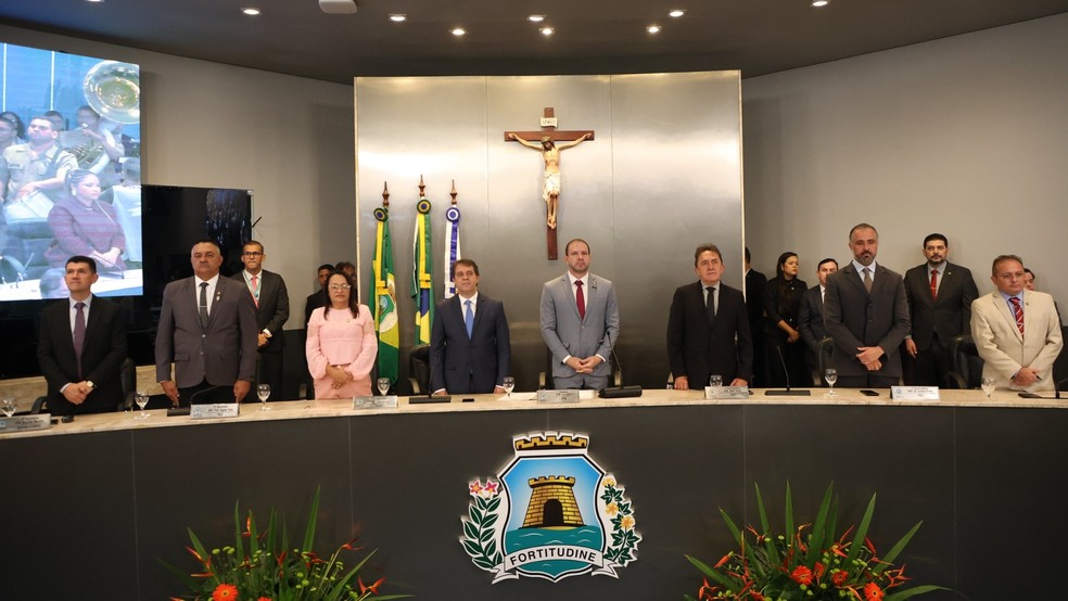A Câmara de Fortaleza deu início às atividades de 2026 em Sessão Solene realizada no dia 2 de fevereiro. — Foto: Divulgação/Câmara de Fortaleza