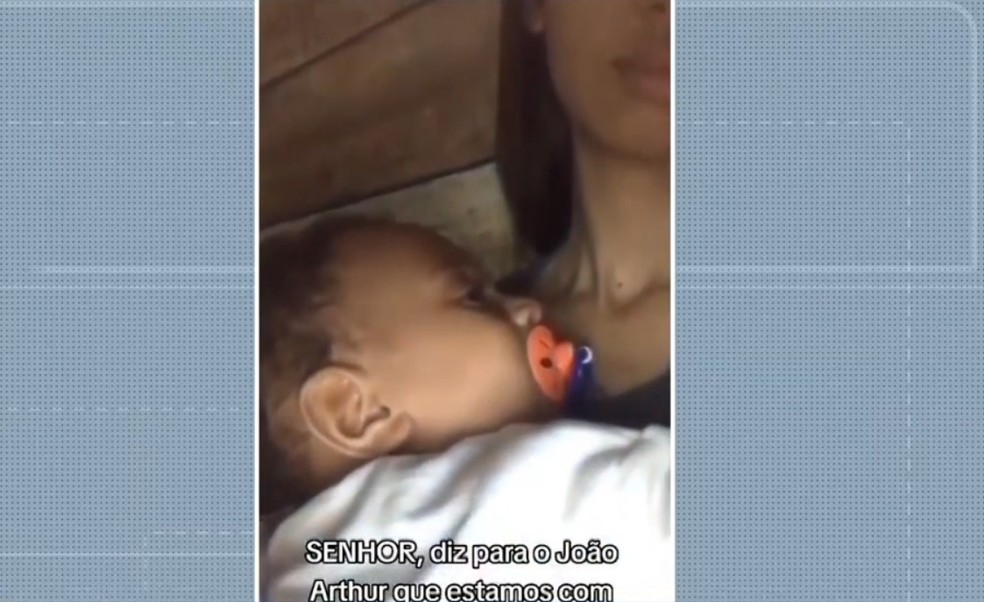 Bebê de 1 ano morre de meningite bacteriana na Bahia — Foto: Reprodução/TV Subaé