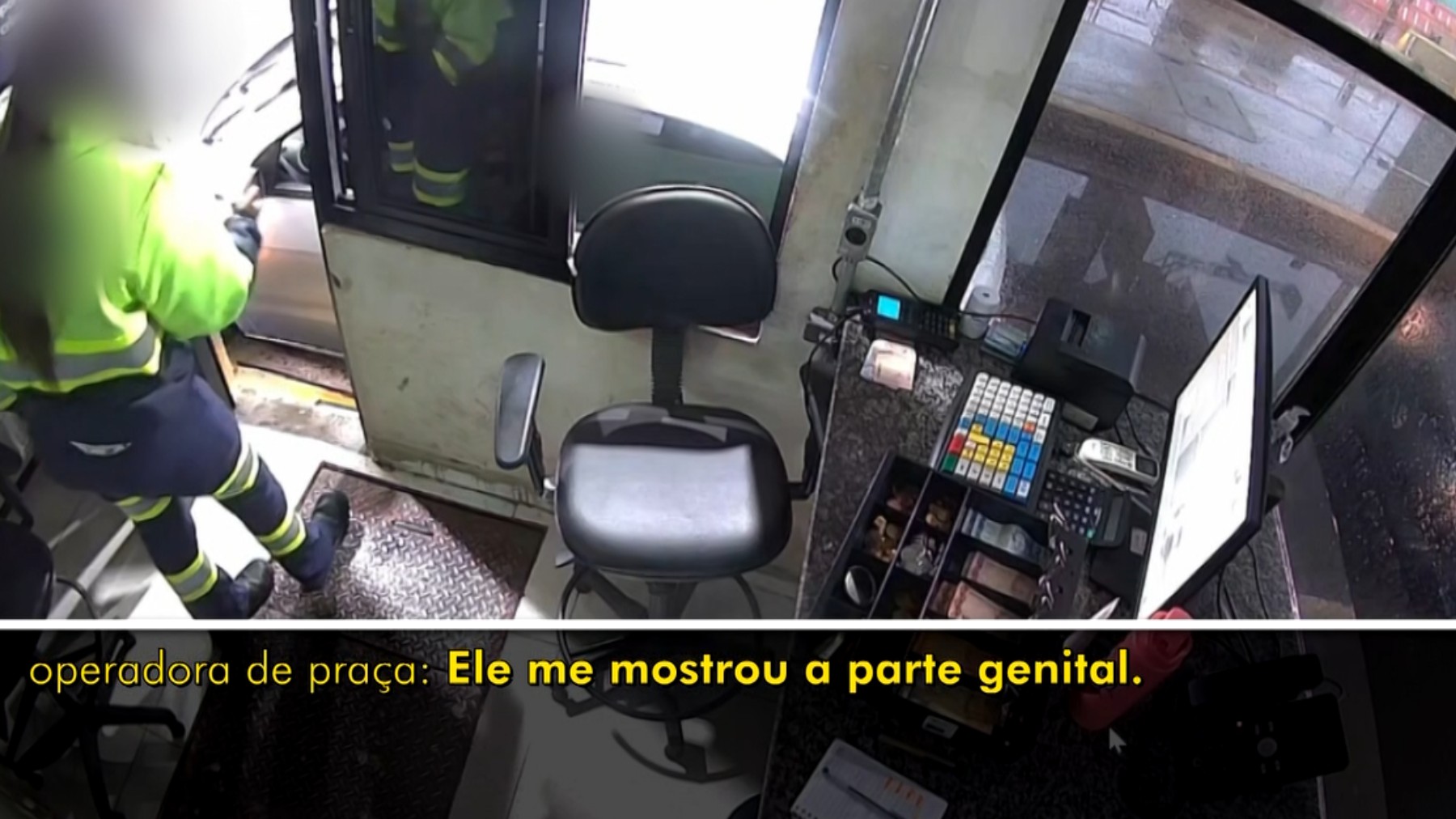 VÍDEO: motorista é preso após mostrar partes íntimas para funcionárias de cabines de pedágio, no Paraná