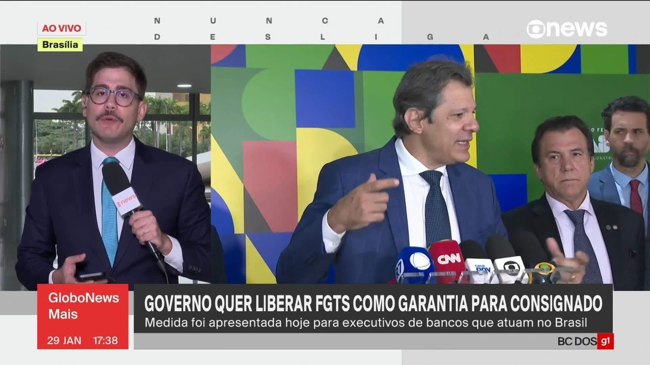 CrÃ©dito consignado para CLTs com garantia do FGTS deve ser regulamentado apÃ³s carnaval: 'sistema estÃ¡ redondo', diz ministro
