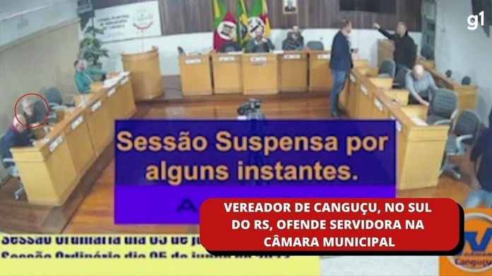 Polícia Civil investiga ofensa de vereador contra servidora durante sessão  da Câmara de Canguçu: 'neguinha' | Rio Grande do Sul | G1