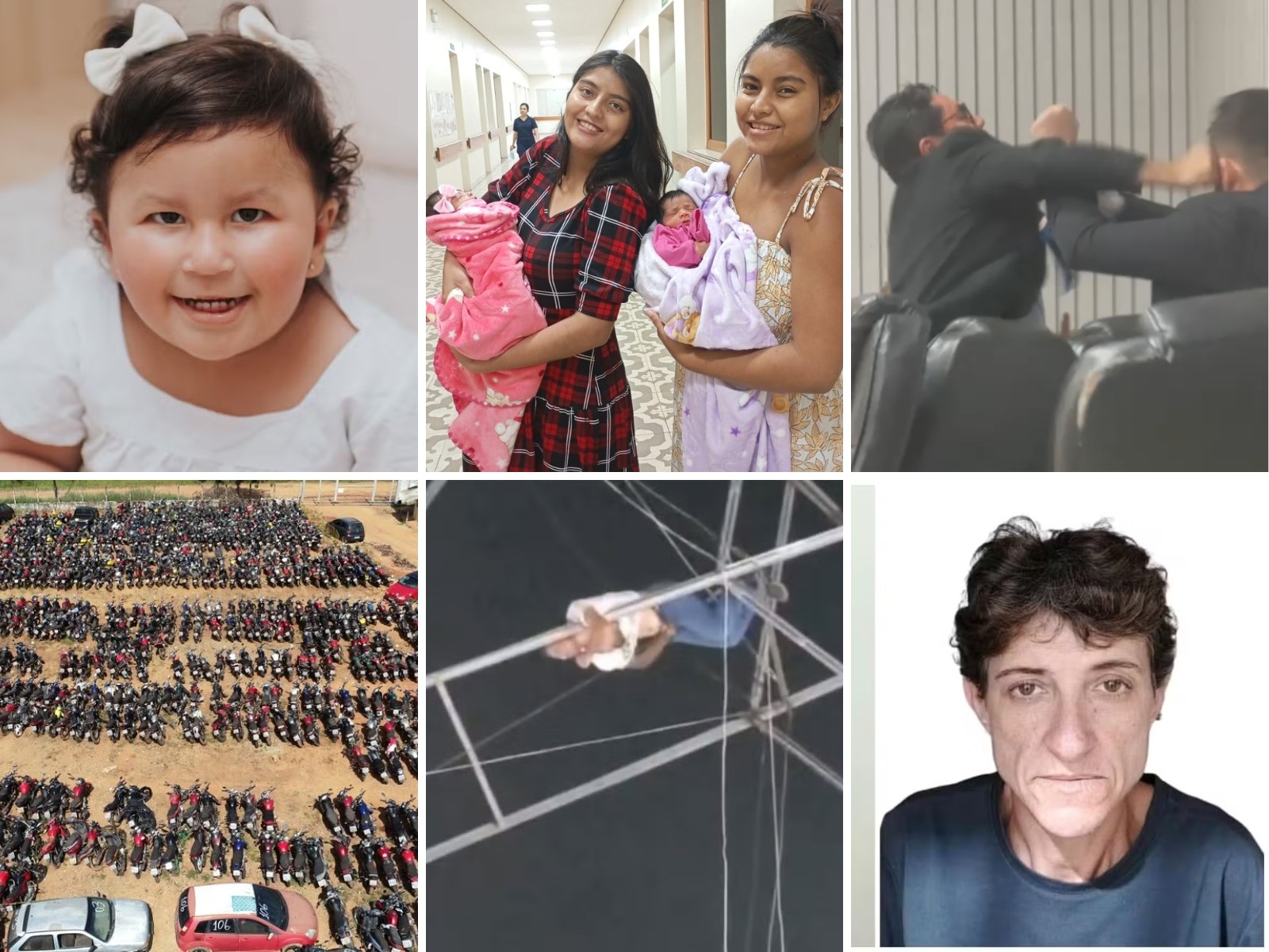 Você viu? Criança com síndrome rara, irmãs dão à luz no mesmo local, vereadores trocam socos e empurrões e mais