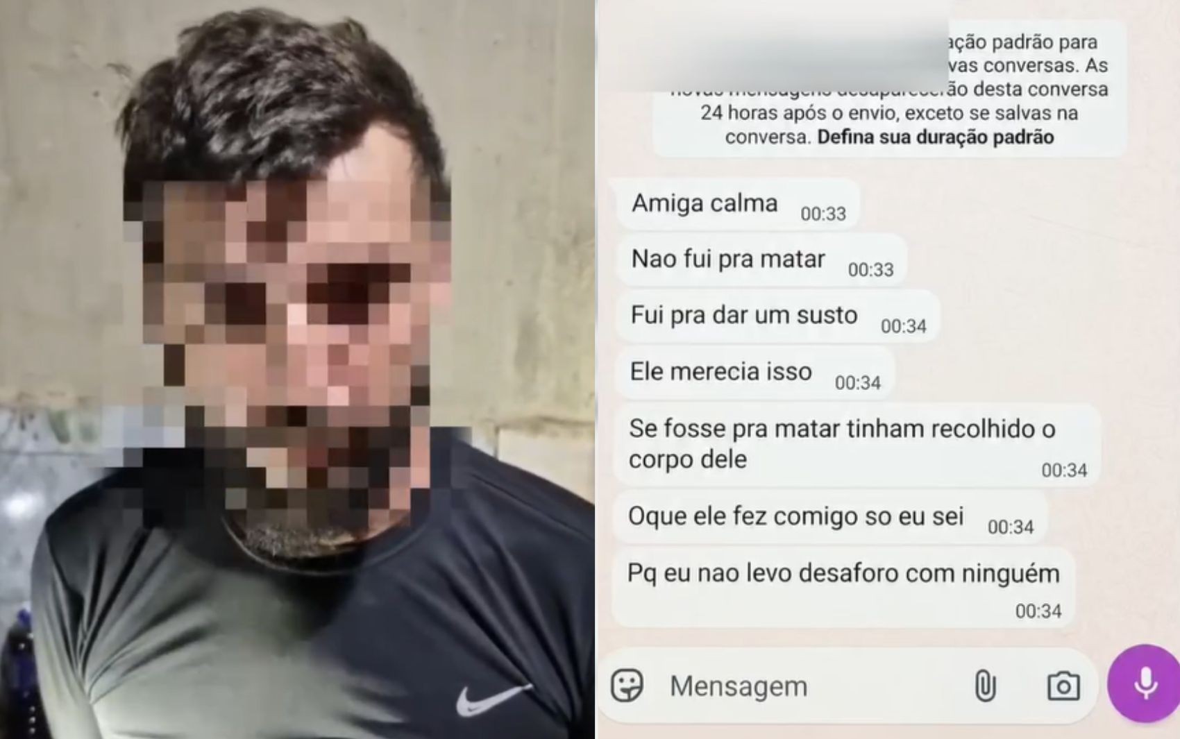 Homem que confessou assassinato após ser criticado por estilo de roqueiro enviou mensagem a amiga dizendo que queria dar um susto: ‘Merecia isso’