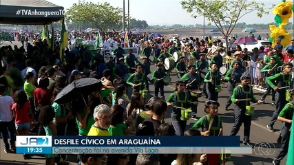 Desfile cívico de 7 de setembro se concentrou na Via Lago, em Araguaína