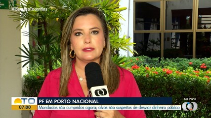 Operação da PF cumpre mandados contra fraudes em licitações em Porto Nacional