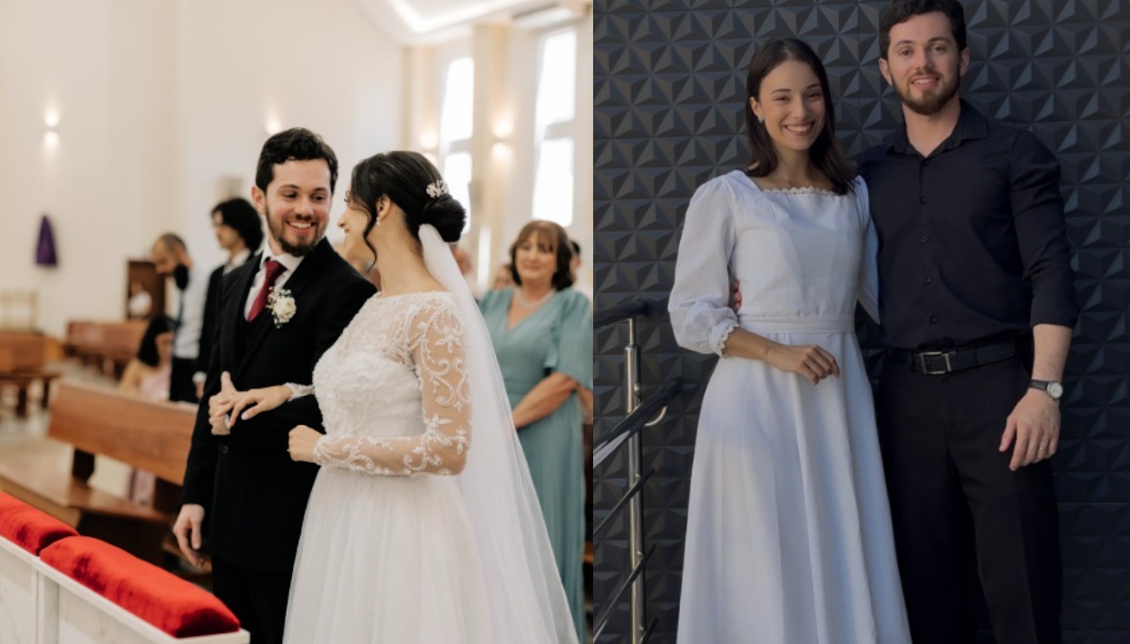 Freira e seminarista trocam vida religiosa, se casam em SC e história viraliza