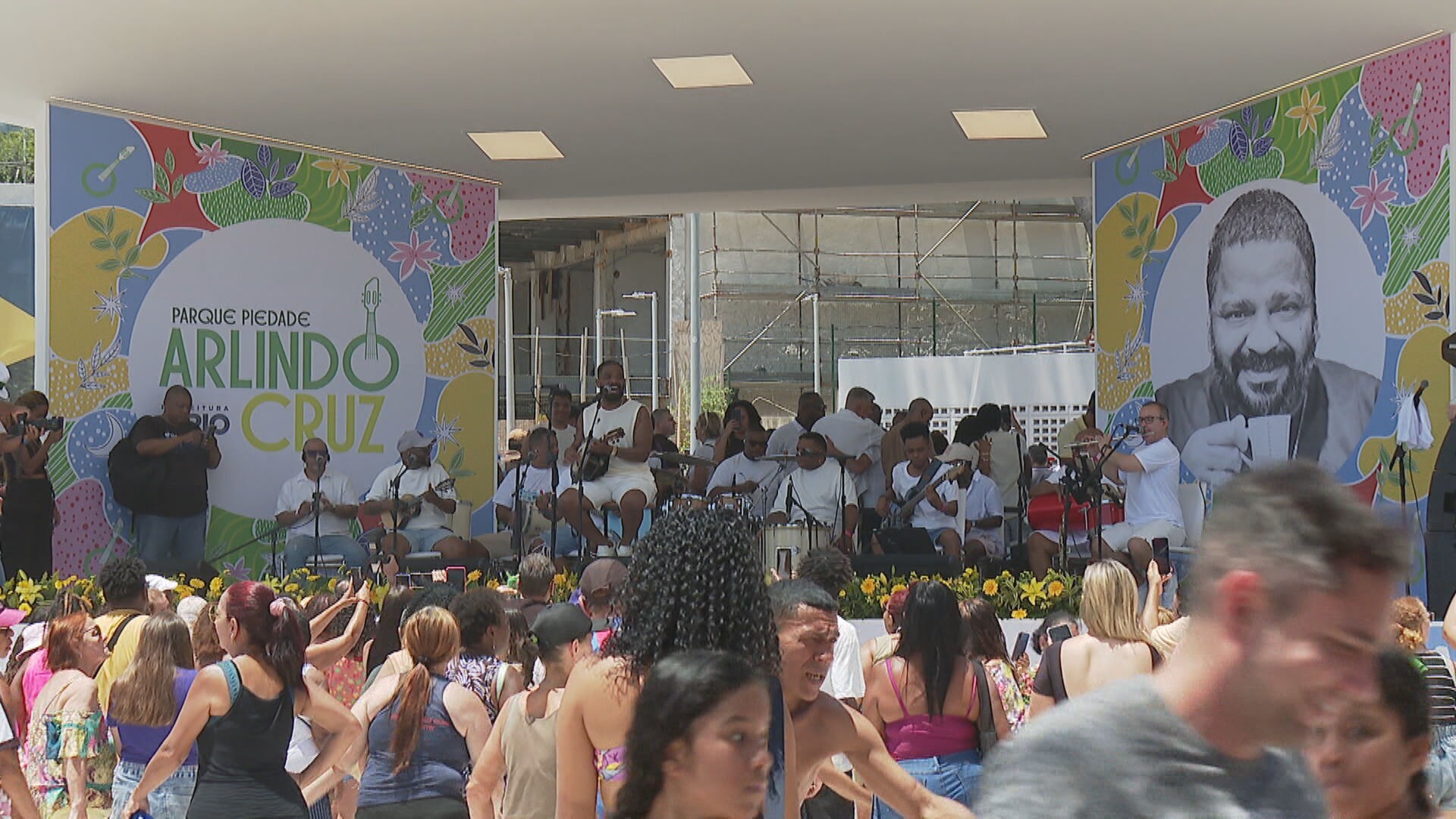 Parque Piedade Arlindo Cruz, construído no antigo terreno da Universidade Gama Filho, é inaugurado
