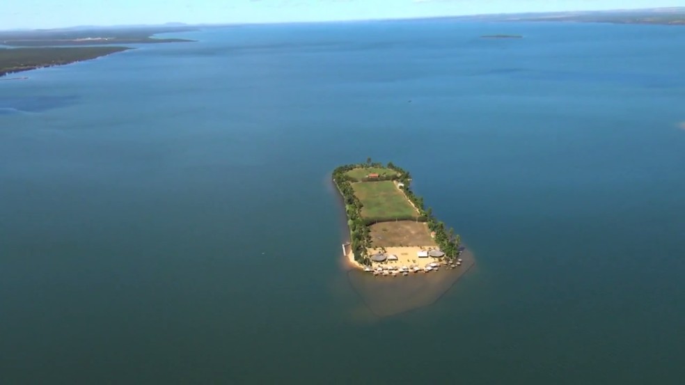 Ilha do Canela, em Palmas — Foto: Reprodução/G1