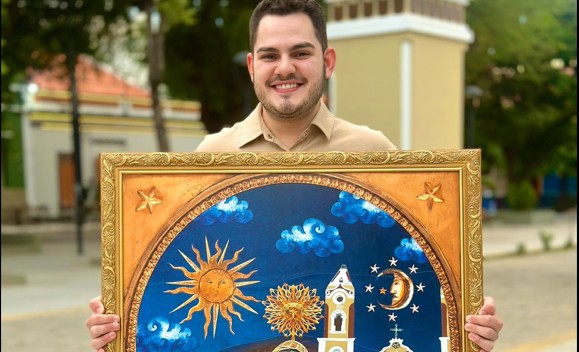 Arte com alma seridoense: potiguar assina cartaz oficial da Festa de Sant’Ana 2025