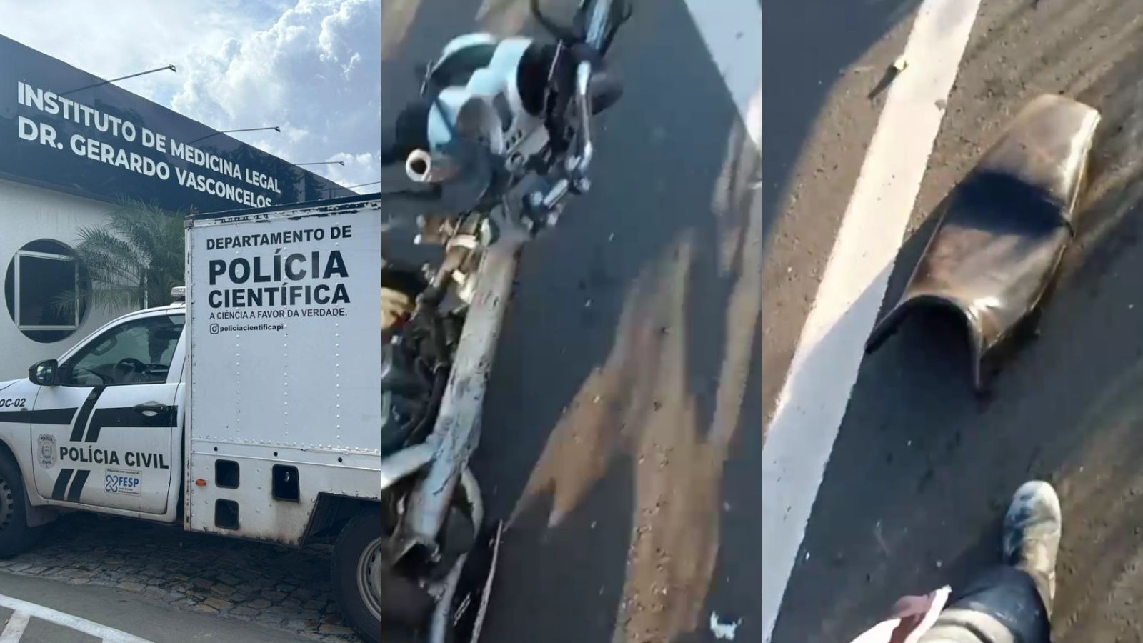 Motociclista de 46 anos morre após ser atropelado por carro na BR-343, em Teresina; motorista fugiu do local