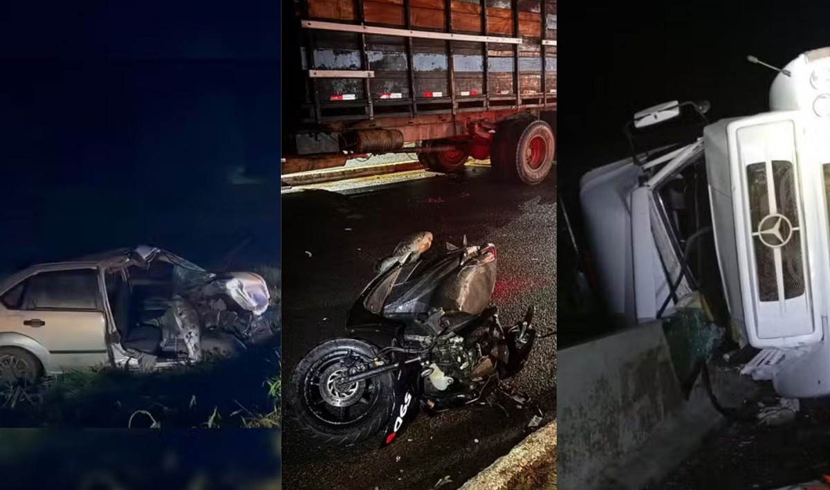 Fim de semana tem três mortos e série de acidentes nas rodovias do centro-oeste de SP