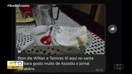 Telespectadores interagem com mensagens no Bom Dia Responde