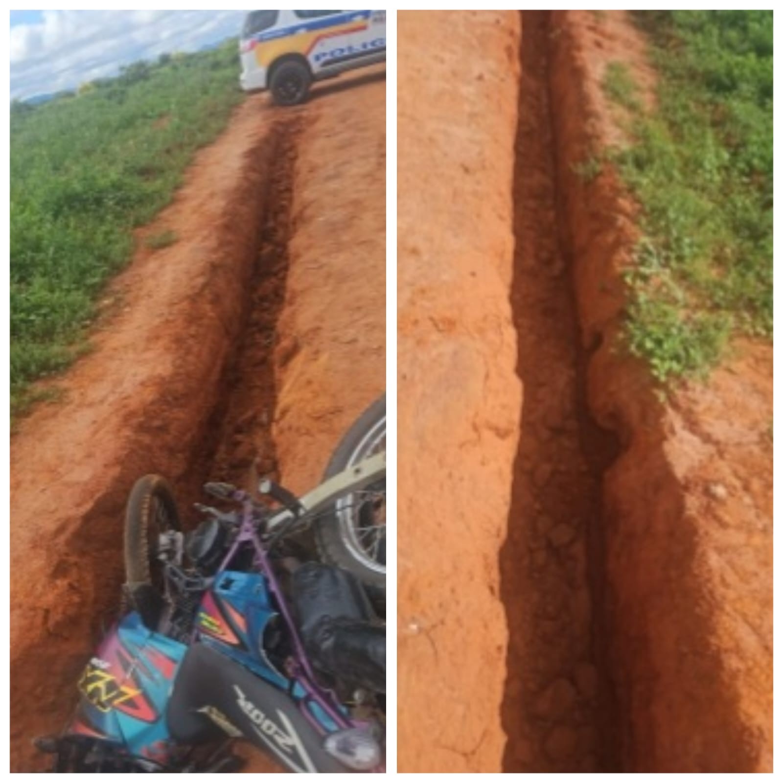 Motociclista é encontrado morto em vala após acidente em Espinosa