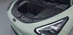 Porta-malas frontal do Geely EX2 tem 70 litros de capacidade — Foto: Divulgação / Geely