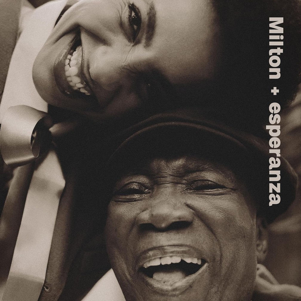 Capa do álbum ‘Milton + Esperanza’, de Milton Nascimento e Esperanza Spalding — Foto: Divulgação