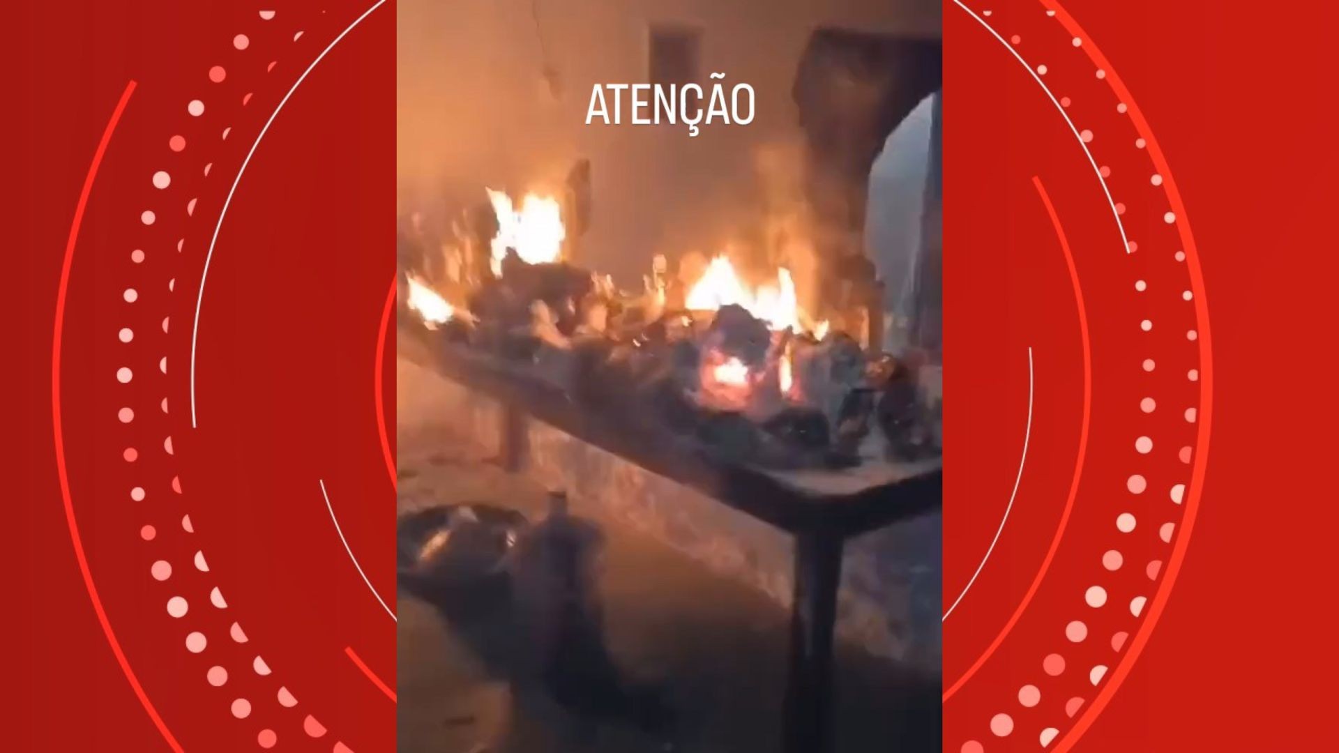 VÍDEO: Terreiro de umbanda é alvo de incêndio em Vila Velha, no ES