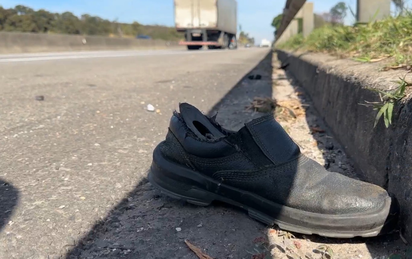 Homem morre após ser atropelado por caminhão na Dutra, em Caçapava