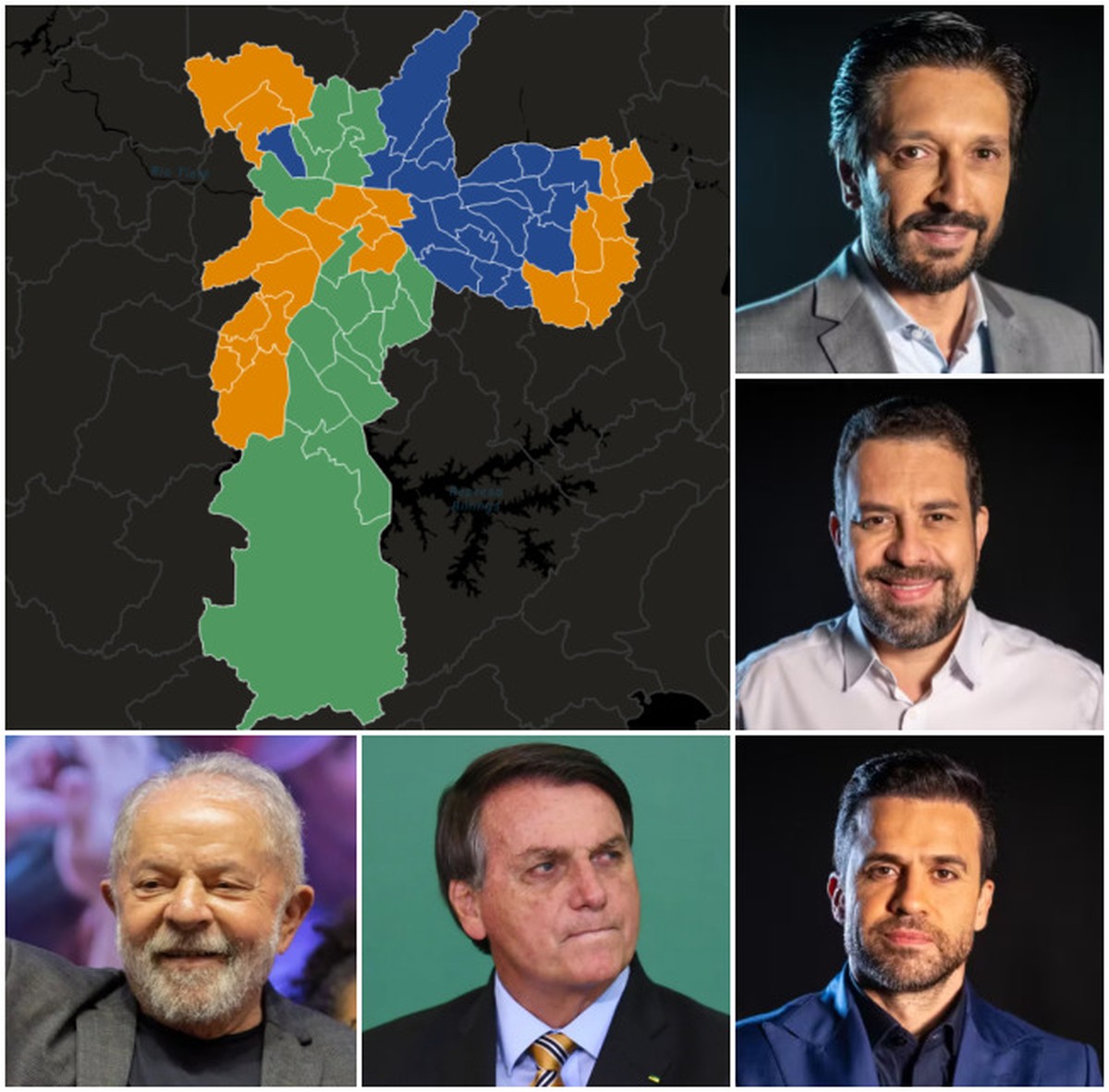 Veja quais candidatos a prefeito de São Paulo tiveram mais votos nas