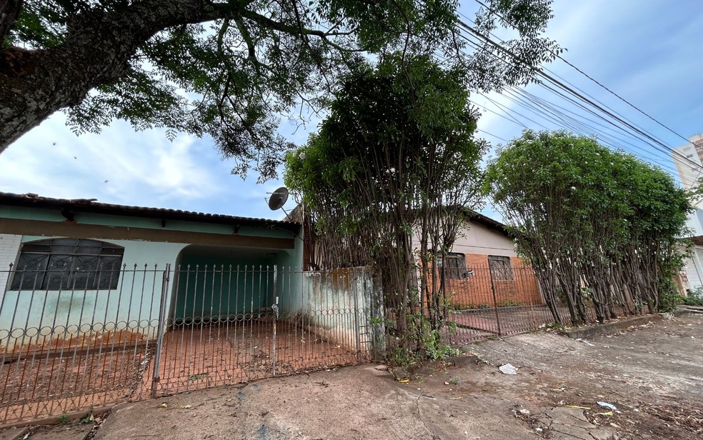 Casas no Jardim América, em Goiânia, Goiás — Foto: Michel Gomes/g1 Goiás