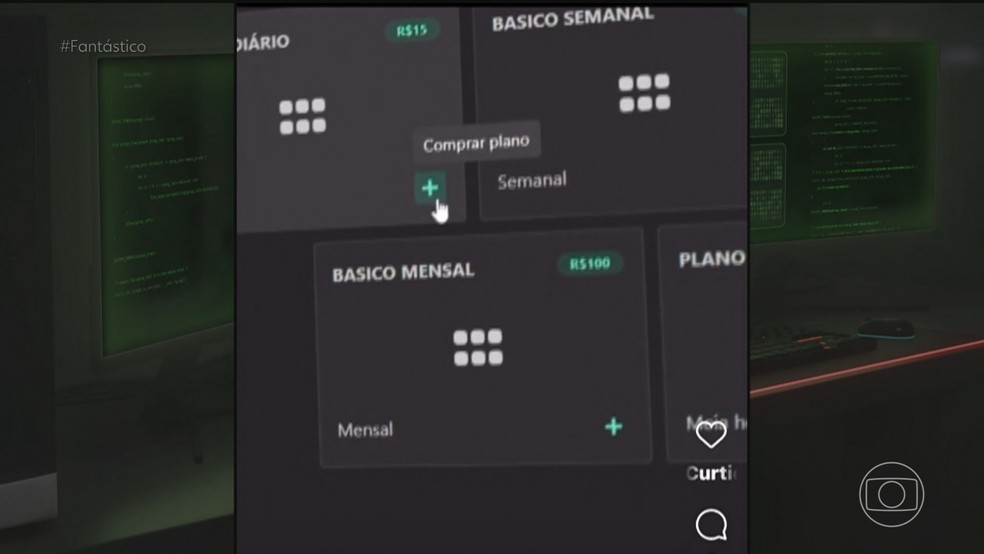 Escola do crime: criminoso oferecia curso online para golpistas — Foto: Reprodução/TV Globo