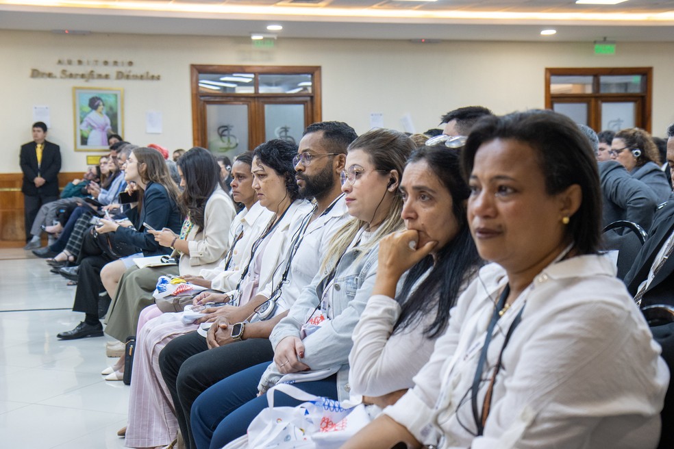 A Corte Interamericana de Direitos Humanos (IDH) julga nesta sexta (26), em Assunção, o caso “Mães de Cabo Frio vs. Brasil”, que apura a morte de 96 recém-nascidos na UTI neonatal da clínica Clipel, no RJ, entre 1996 e 1997. — Foto: Ester Vagas