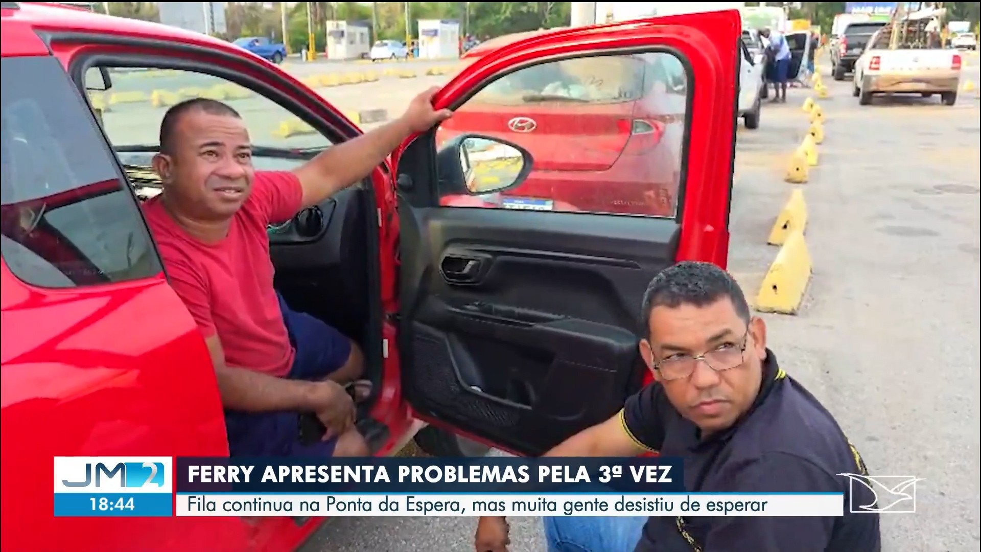 Ferryboat Cidade de Araioses volta apresentar falhas nesta quinta-feira (15) e interrompe viagens