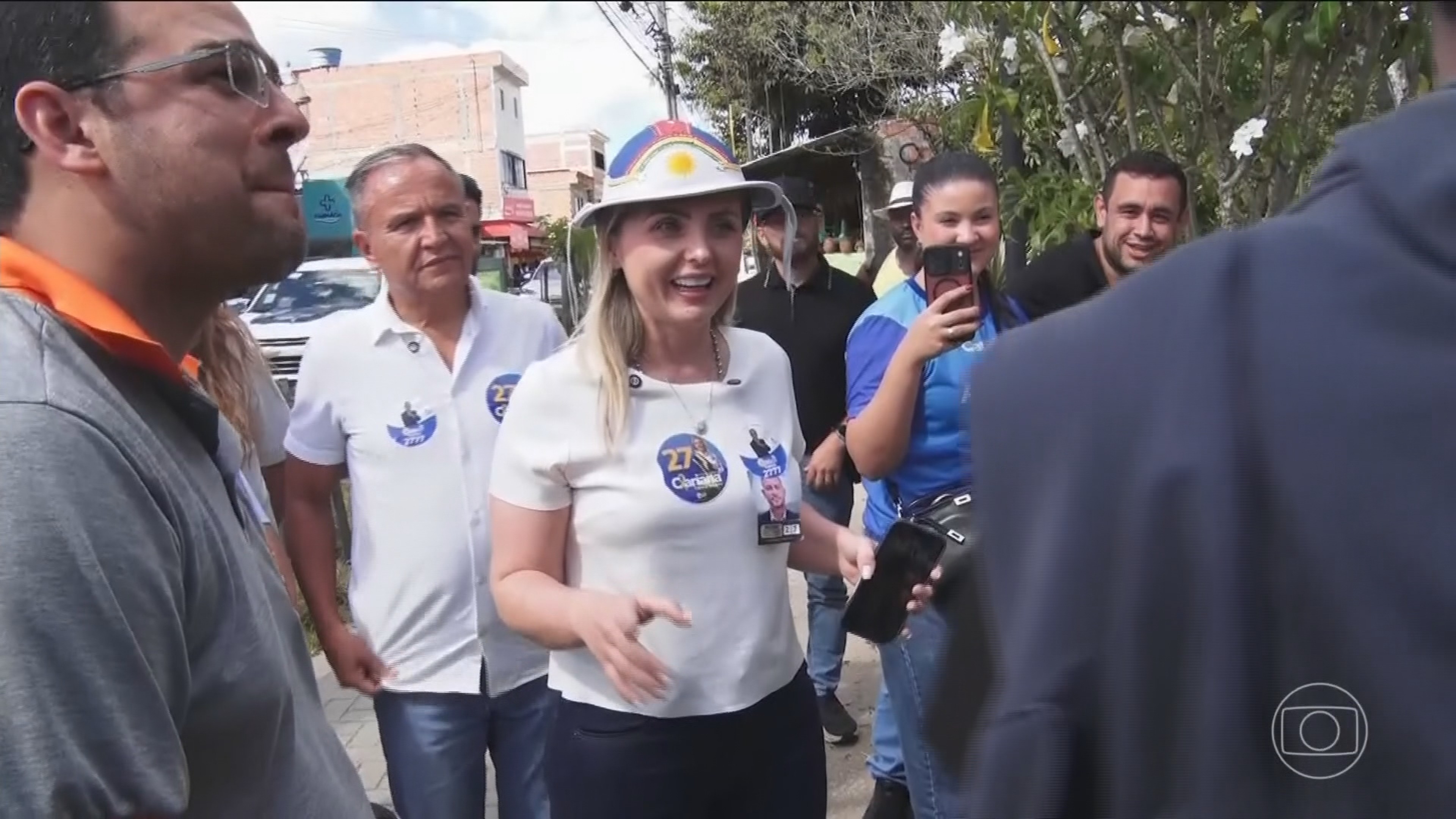 Clariana Barão, candidata do Democracia Cristã à Presidência, faz campanha em Pernambuco
